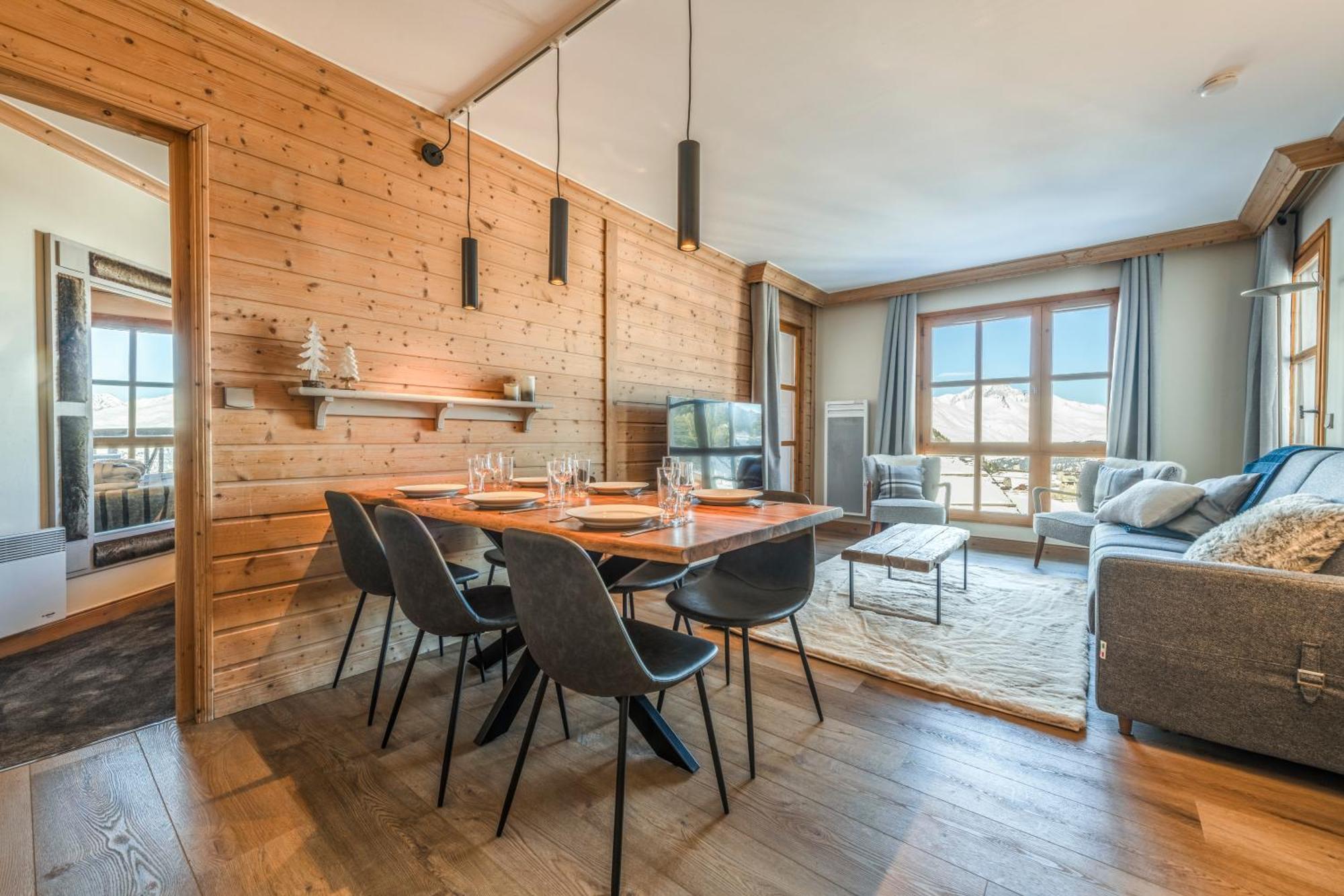 Appt Renove, 6 Personnes Arc 1950 Vue Exceptionnelle Montblanc, Sauna, Hammam, Piscine Int Et Ext Les Arcs  外观 照片