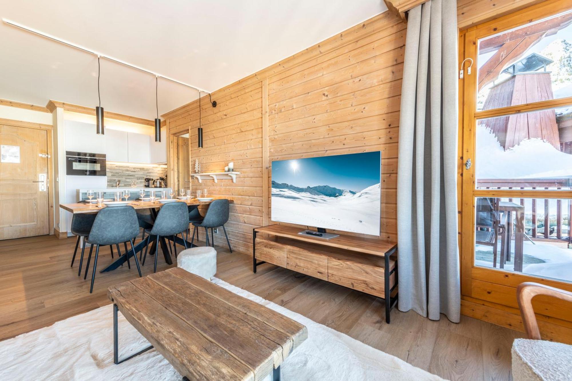 Appt Renove, 6 Personnes Arc 1950 Vue Exceptionnelle Montblanc, Sauna, Hammam, Piscine Int Et Ext Les Arcs  外观 照片